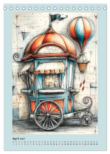 Produktbild: Kleine Wunder. Fantasie zwischen Zeit, Herz und Poesie (Tischkalender 2027 DIN A5 hoch), CALVENDO Monatskalender