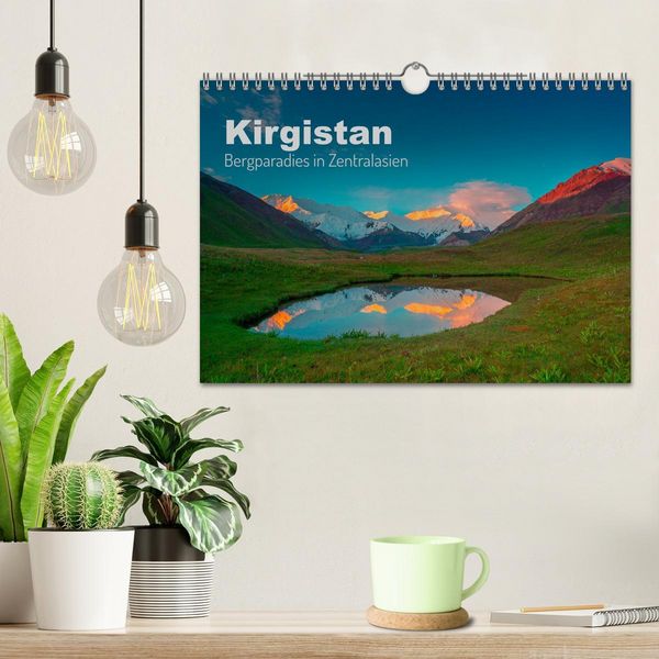 Produktbild: Kirgistan Bergparadies in Zentralasien (Wandkalender 2026 DIN A4 quer), CALVENDO Monatskalender