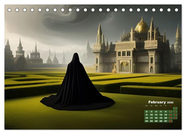Produktbild: Follow Me... (Desk Calendar 2026 DIN A5 landscape), CALVENDO 12 Month DeskCalendar