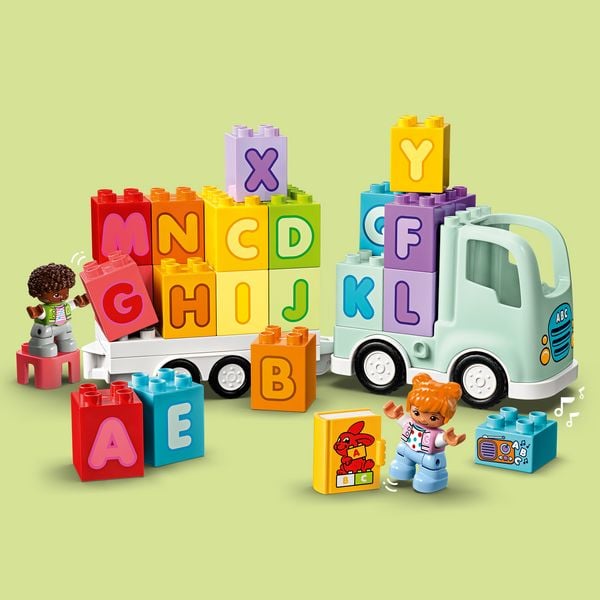 Produktbild: LEGO DUPLO Town ABC-Lastwagen, Lernspielzeug mit LKW Spielzeug 10421