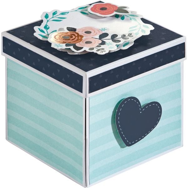 Produktbild: FOLIA&reg; Bastelset Explosionsbox, Romantik