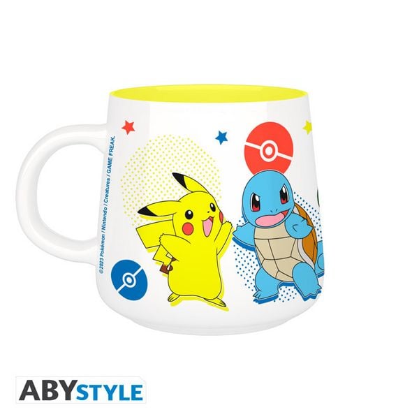 Produktbild: POKEMON - Breakfast Set Mug + Bowl - Pikachu & Kanto Starters