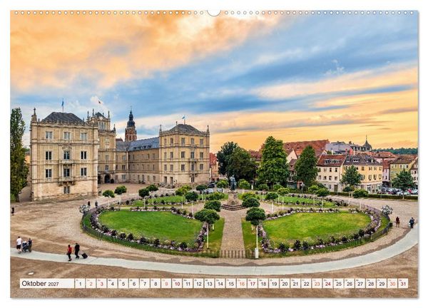 Produktbild: Coburg - Veste, Markt & mehr (hochwertiger Premium Wandkalender 2027 DIN A2 quer), Kunstdruck in Hochglanz