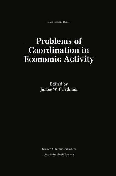 Produktbild: Problems of Coordination in Economic Activity