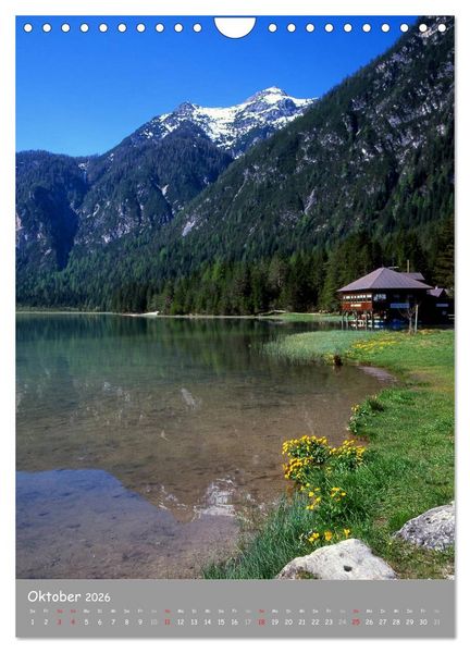 Produktbild: Sch&ouml;nes Land Tirol (Wandkalender 2026 DIN A4 hoch), CALVENDO Monatskalender