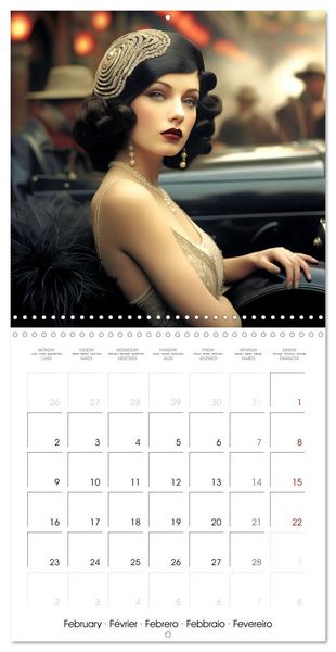 Produktbild: Gr&acirc;ce des ann&eacute;es 30 (Calendrier mural carr&eacute; 2026 30x30 cm) Calendrier double avec une page pour vos prises de notes