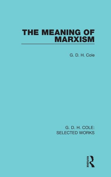 Produktbild: The Meaning of Marxism