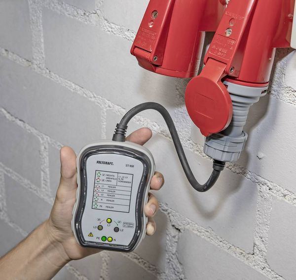 Produktbild: VOLTCRAFT ST-16B Steckdosentester Optisch