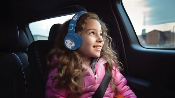 Produktbild: 3D-Stitch-Design Bluetooth&reg; und kabelgebundene Kopfh&ouml;rer
