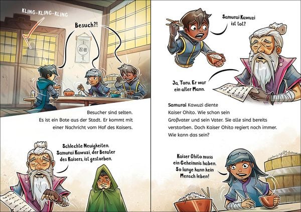 Produktbild: Lesel&ouml;wen 3. Klasse - Die Ninjas und der unsterbliche Kaiser
