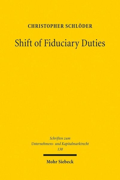 Produktbild: Shift of Fiduciary Duties