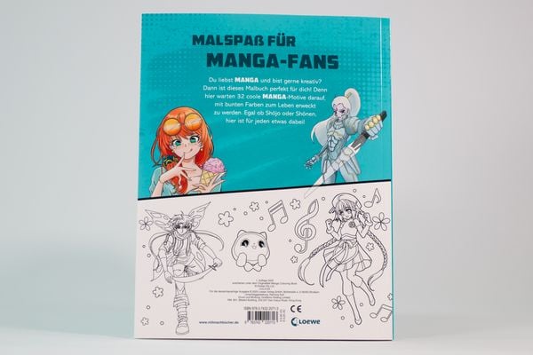 Produktbild: I love Manga & Anime - Das Malbuch