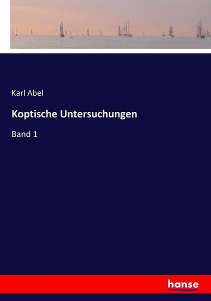 Produktbild: Koptische Untersuchungen