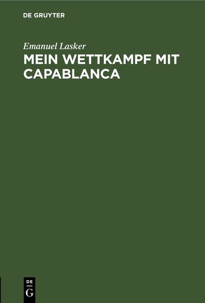 Produktbild: Mein Wettkampf mit Capablanca