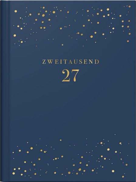 Produktbild: rido/id&eacute; 7013603027 Taschenkalender Premium Young Line Mini 2027 "Starry Night" A6, Kunstleder