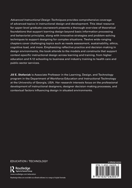 Produktbild: Advanced Instructional Design Techniques