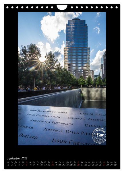 Produktbild: New York &ndash; Portraits incontournables (Calendrier mural 2026 DIN A4 horizontal), CALVENDO calendrier mensuel