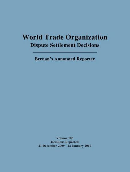 Produktbild: World Trade Orgn Dispute Settl