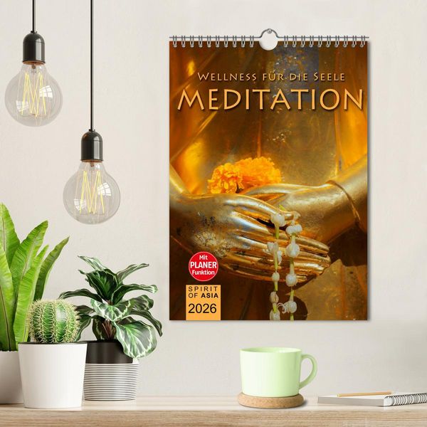 Produktbild: MEDITATION - Wellness f&uuml;r die Seele (Wandkalender 2026 DIN A4 hoch), CALVENDO Monatskalender