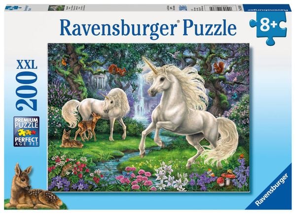 Puzzle Ravensburger Geheimnisvolle Einhörner 200 Teile XXL