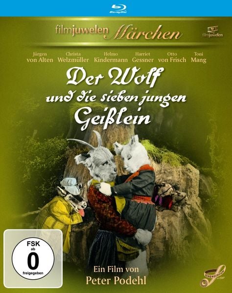 Produktbild: Der Wolf und die sieben jungen Gei&szlig;lein (1957) (Filmjuwelen / Schongerfilm-M&auml;rchen)