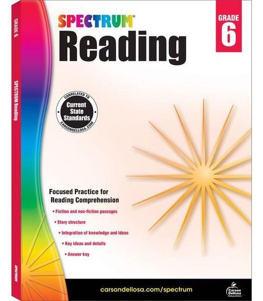 Produktbild: Spectrum Reading Workbook, Grade 6