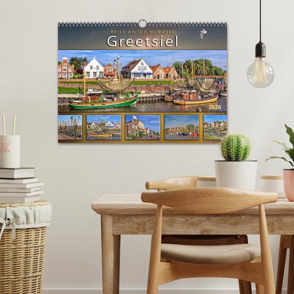 Produktbild: Reise an die Nordsee - Greetsiel (Wandkalender 2026 DIN A3 quer), CALVENDO Monatskalender