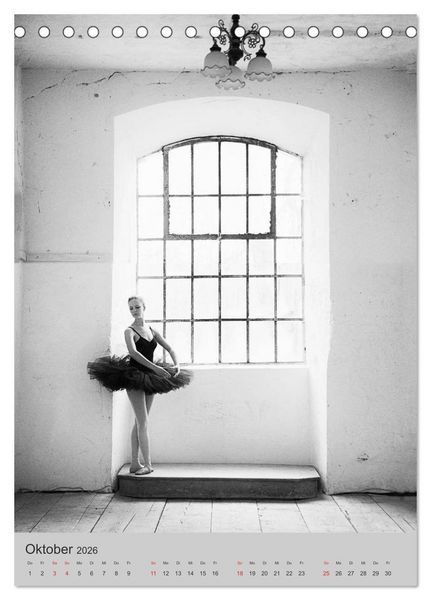 Produktbild: Ballerina (Tischkalender 2026 DIN A5 hoch), CALVENDO Monatskalender