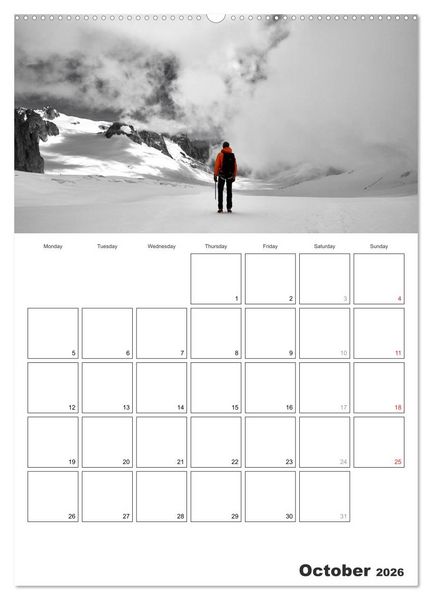 Produktbild: EXPLORING ALPS (High Quality Premium Wall Calendar 2026 DIN A2 portrait),CALVENDO 12 Month Wall Calendar