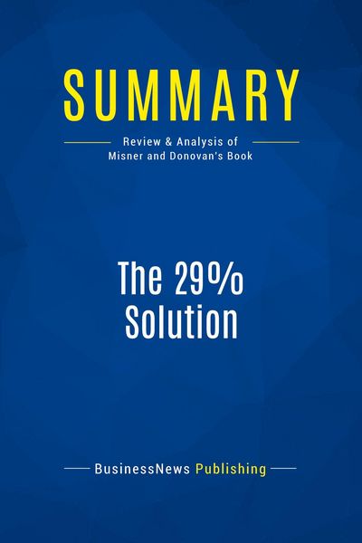 Produktbild: Summary: The 29% Solution
