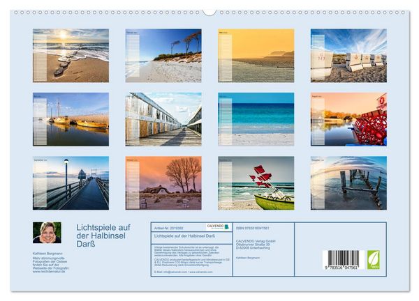 Produktbild: Lichtspiele auf der Halbinsel Dar&szlig; (hochwertiger Premium Wandkalender 2026 DIN A2 quer), Kunstdruck in Hochglanz