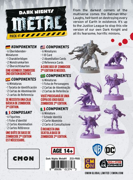 Produktbild: Zombicide - Zweite Edition: Batman Dark Nights Metal Pack 1