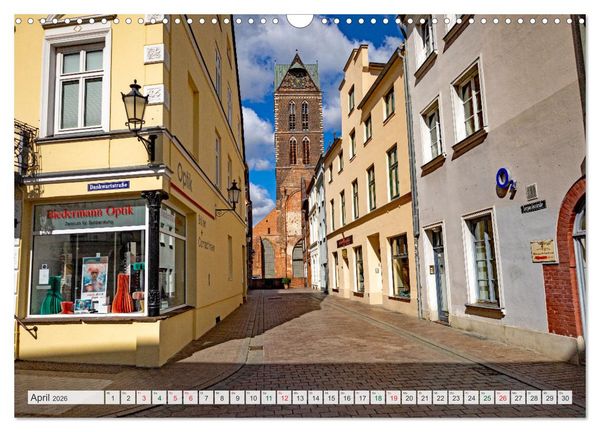 Produktbild: Wismar &ndash; Eine Hansestadt mit Charme (Wandkalender 2026 DIN A3 quer), CALVENDO Monatskalender