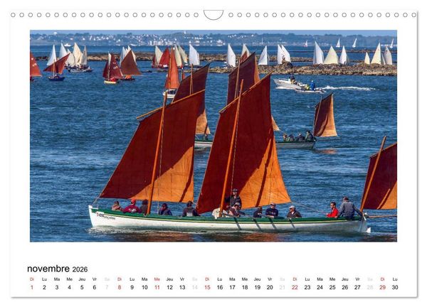 Produktbild: Toutes voiles dehors (Calendrier mural 2026 DIN A3 vertical), CALVENDO calendrier mensuel