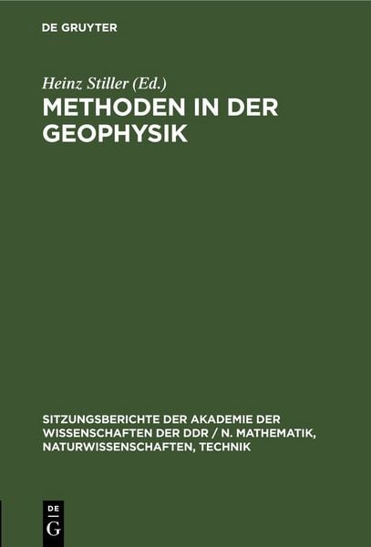 Produktbild: Methoden in der Geophysik