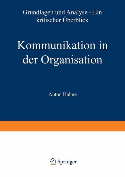Produktbild: Kommunikation in der Organisation