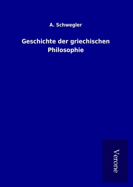 Produktbild: Geschichte der griechischen Philosophie