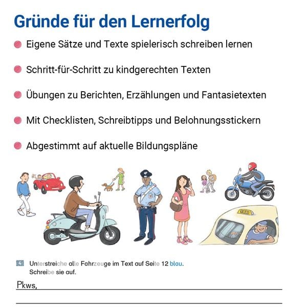 Produktbild: Das &Uuml;bungsheft Texte schreiben 6