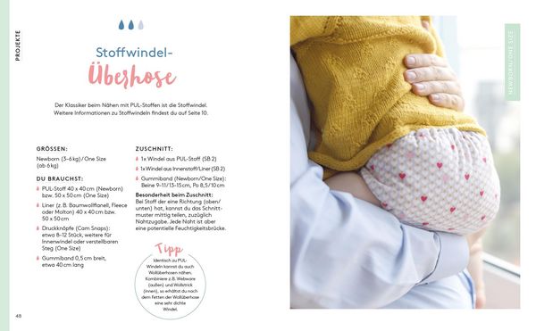Produktbild: N&auml;hen mit PUL-Stoffen &ndash; Ideal f&uuml;r Babys