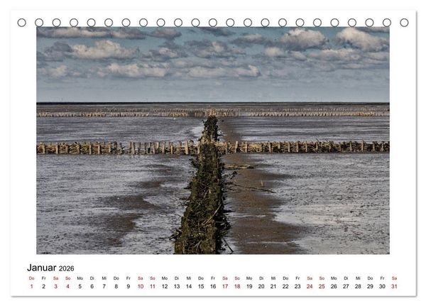 Produktbild: Friedrichskoog Spitze (Tischkalender 2026 DIN A5 quer), CALVENDO Monatskalender