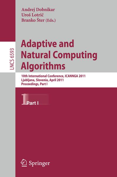 Produktbild: Adaptive and Natural Computing Algorithms