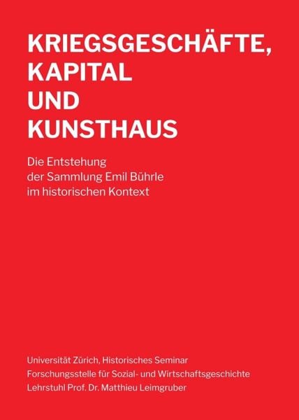Produktbild: Kriegsgesch&auml;fte, Kapital und Kunsthaus