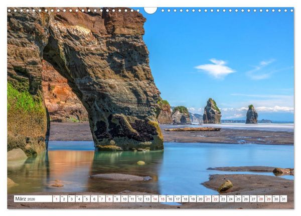 Produktbild: Neuseeland Nordinsel - Das Land der Hobbits und Vulkane (Wandkalender 2026 DIN A3 quer), CALVENDO Monatskalender
