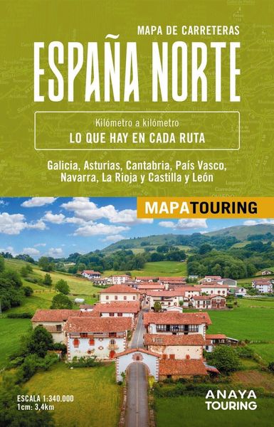 Produktbild: Mapa de carreteras de Espa&ntilde;a Norte 1:340.000