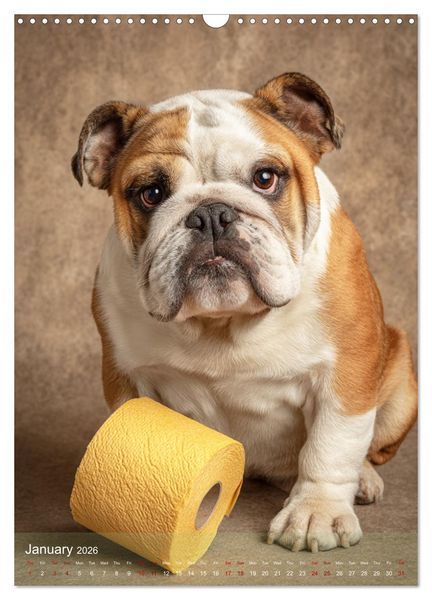 Produktbild: Funny Bathroom Moments &ndash; Animals with Style and Bubbles (Wall Calendar 2026 DIN A3 portrait), CALVENDO 12 Month Wall Calendar