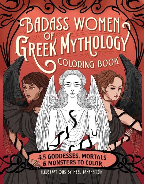 Produktbild: Badass Women of Greek Mythology Coloring Book