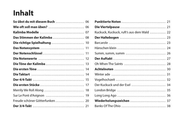 Produktbild: Kalimba - Schnell und einfach lernen