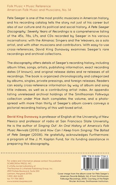 Produktbild: Pete Seeger Discography