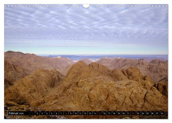 Produktbild: Sinai - Landschaft aus Fels und Sand (Wandkalender 2026 DIN A3 quer), CALVENDO Monatskalender