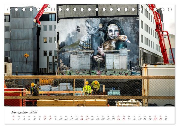 Produktbild: W&auml;nde sprechen B&auml;nde (Tischkalender 2026 DIN A5 quer), CALVENDO Monatskalender